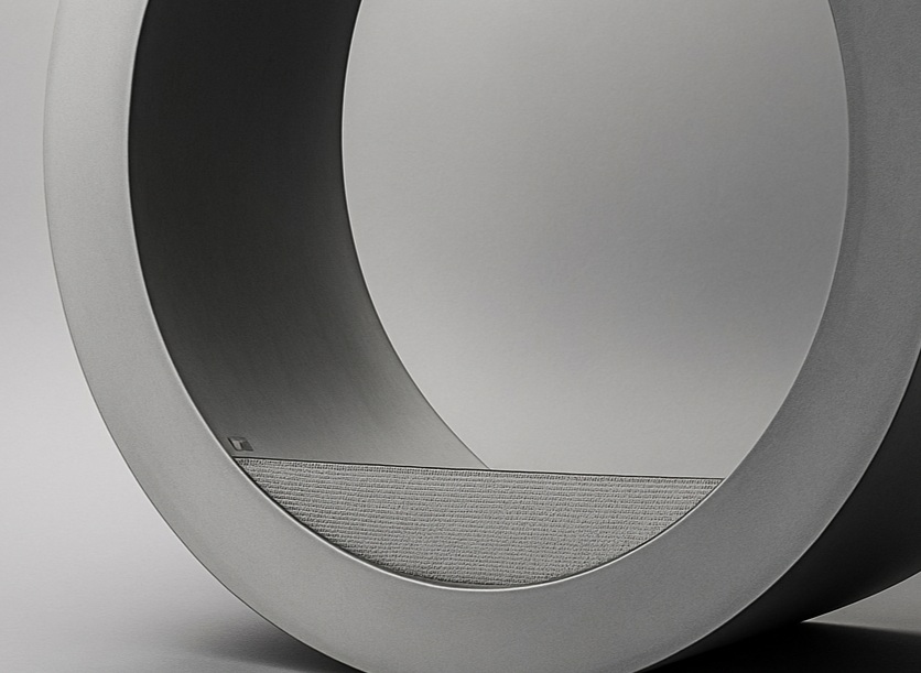 Isometrische Abbildung eines Substratfangs für Betonrohre